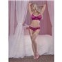 Ensemble de Lingerie Exposed Rose Bordeaux (L/XL)