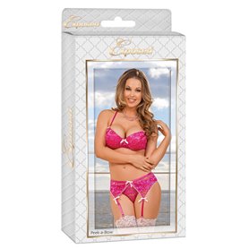 Ensemble de Lingerie Exposed Rose (S/M)