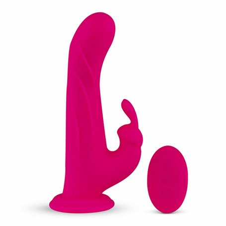 Vibromasseur Lapin Whirl-Pulse & Remote Control  FeelzToys Fuchsia