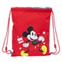 Sac à dos serré par des ficelles Mickey Mouse Clubhouse Fantastic Bleu Rouge 26 x 34 x 1 cm