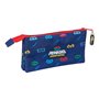 Trousse Fourre-Tout Triple PJ Masks Ready Blue marine 22 x 12 x 3 cm