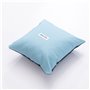 Coussin Benetton Bleu Poire 40 x 40 cm Carré