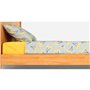 Jeu de draps Benetton Jaune Bleu Standard Cerises 4 Pièces