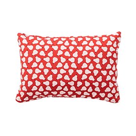 Coussin Benetton Blanc Rouge Poire 35 x 50 cm