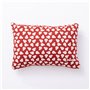 Coussin Benetton Blanc Rouge Poire 35 x 50 cm