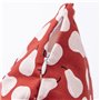 Coussin Benetton Blanc Rouge Poire 35 x 50 cm