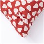 Coussin Benetton Blanc Rouge Poire 35 x 50 cm