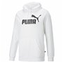 Sweat à capuche homme Puma Ess Big Logo Blanc