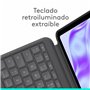 Housse pour Tablette Logitech iPad Pro 2024 Noir Espagnol Qwerty QWERTY