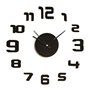 Horloge Murale Caison Noir Ø 35 cm Adhésif