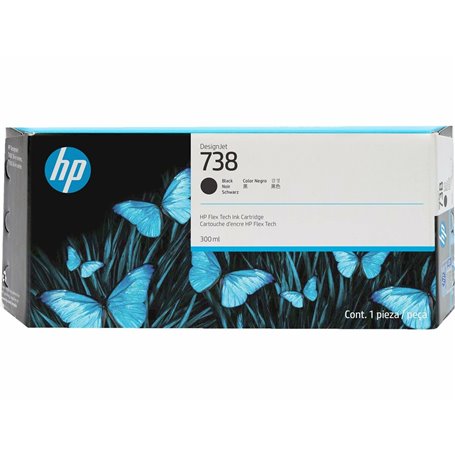 Cartouche d'encre originale HP DESIGNJET 738 Noir