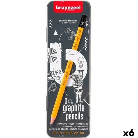 Ensemble de Crayons Talens Bruynzeel Burotek 6 Pièces (6 Unités)