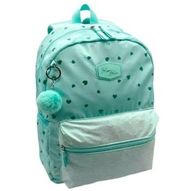 Cartable Blin-Blin Menthe 42 x 31 x 14 cm Coeurs