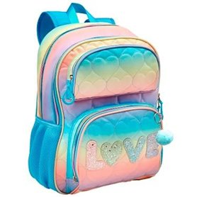 Cartable Blin-Blin Love Turquoise 42 x 31 x 17 cm