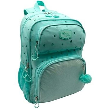 Cartable Blin-Blin Turquoise 42 x 31 x 17 cm Coeurs