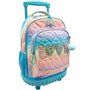 Cartable à roulettes Blin-Blin Love Turquoise 43 x 34 x 24 cm