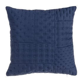 Coussin Bleu 40 x 10 x 40 cm Carré Géométrique