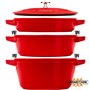 Plateau pour Four Zwilling La Cocotte Rouge Fonte Ø 24 cm (3 Unités)