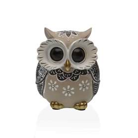 Figurine Décorative Versa Hibou Multicouleur