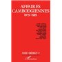 Affaires Cambodgiennes 1979 1989