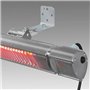 Eurom Chauffage de terrasse "Golden 2200 Comfort RCD" 2200 W argent