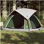 vidaXL Tente de camping de cabine 4 personnes vert imperméable