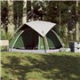 vidaXL Tente de camping de cabine 4 personnes vert imperméable