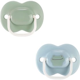 Sucettes - TOMMEE TIPPEE - ANYTIME - 6-18 mois - Lot de 2 sucettes symétriques sans BPA - Capsule de stérilisation réutilisable