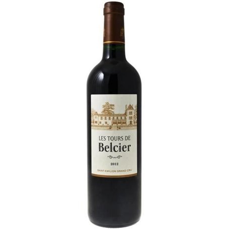 Château Tours de Belcier 2012 Saint-Emilion - Vin rouge de Bordeaux