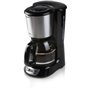 Cafetiere Filtre - DOMO - DO708K - 1000 W - 1,5 L - 12 tasses - Ecran LCD - Minuteur 24 h - Noir et acier inoxydable