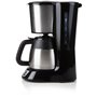 Cafetiere filtre - DOMO - DO709K - 1000 W - 1 L - 8 tasses - Ecran LCD - Minuteur 24 h - Acier inoxydable