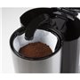 Cafetiere filtre - DOMO - DO709K - 1000 W - 1 L - 8 tasses - Ecran LCD - Minuteur 24 h - Acier inoxydable