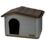 Maison pour chat - KERBL - PAOLA Eco XL - 75 x 59 x 55 cm - Intérieur/extérieur