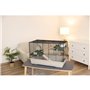 Cage pour petits animaux - KERBL - FLAT NATURE - 80 x 45 x 53 cm - 3 étages