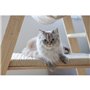 Arbre a chat 134 cm - LADDER - KERBL - Bois massif - 3 options de repos