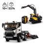 LEGO Technic 42175 Camion Volvo FMX et Pelleteuse Électrique EC230 - Set de Véhicule