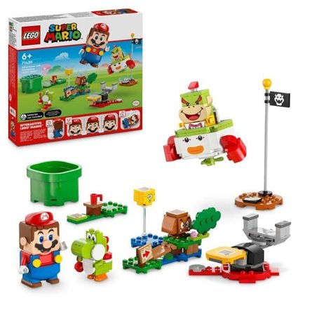 LEGO Super Mario 71439 Les Aventures de LEGO Mario Interactif - Set véhicule et Yoshi