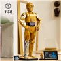 LEGO Star Wars 75398 C-3PO - Figurine de Droide a Construire - Maquette pour Adultes