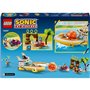 LEGO Sonic the Hedgehog 76997 Le bateau d'aventures de Tails, Jouet interactif