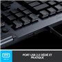 Clavier Gamer - Sans fil - Logitech G - G815 Lightspeed - Switch tactile - AZERTY - Noir