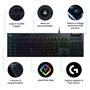 Clavier Gamer - Sans fil - Logitech G - G815 Lightspeed - Switch tactile - AZERTY - Noir