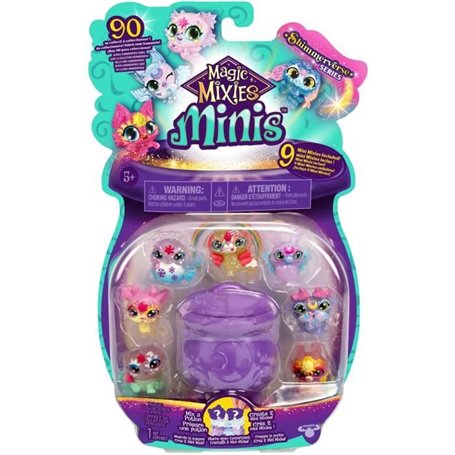 Pack 9 Figurines Minis - MAGIC MIXIES - Mini créatures a collectionner