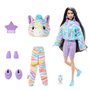 Barbie-Barbie Cutie Reveal-Poupée zebre Reve Coloré avec 10 surprises HRK39