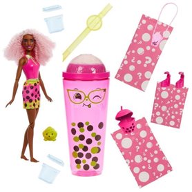 Barbie-Pop Reveal-Poupée parfumée série Bubble Tea avec accessoires HTJ20