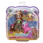 Enchantimals-Famille de Pensee Poney-Poupée et 3 figurines poneys HXB99