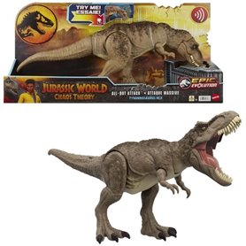 Jurassic World-Tyrannosaure Attaque Impitoyable-Figurine articulée HXF53