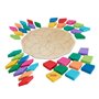 Fisher-Price-Puzzle Mandala en Bois-Puzzle 40 pieces motif géométrique HXT94