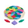 Fisher-Price-Puzzle Mandala en Bois-Puzzle 40 pieces motif géométrique HXT94