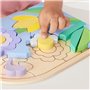 Fisher-Price-Puzzle Fleurs en Bois-Puzzle 37 pieces pour la maternelle HXT97