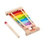 Fisher-Price-Xylophone en bois, instrument de musique avec 2 pieces HXV13